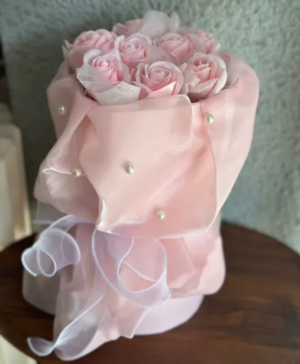 Rosé Whisper Soap Flower (Soap Flower)