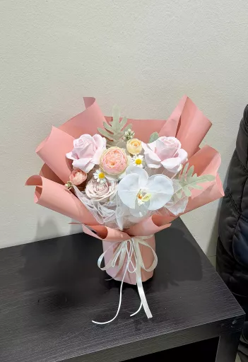 Elegant Orchid Mixed Flower Bouquet