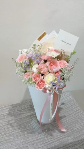 Blush Amethyst Bloom Bucket💞