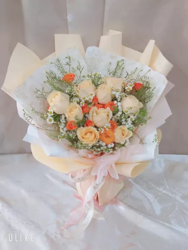 CHAMPAGNE ROSA BOUQUET