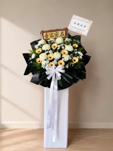 Condolence Wreath JB HC01  慰问花圈 / 白事花圈