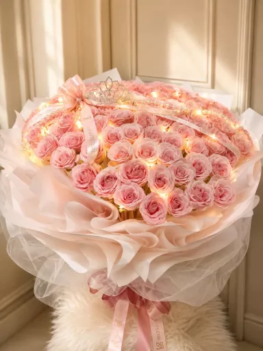 Blush Pink Rose Soap Flower Bouquet   粉色玫瑰永生香皂花束 🌸