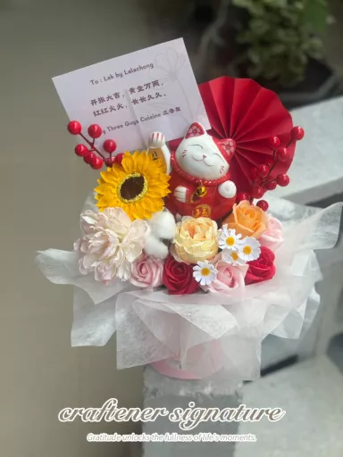 Lucky Cat Blooms (Soap Flower)