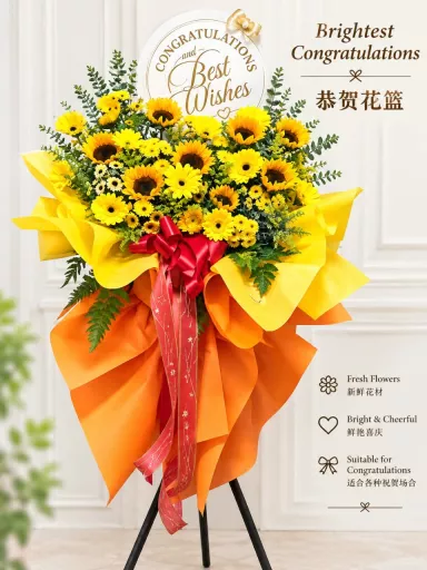 Brightest Congratulations 恭贺花篮