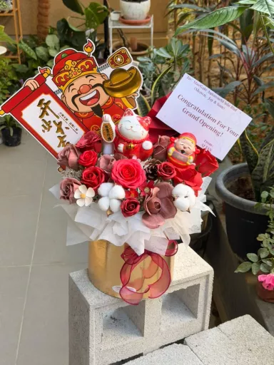 Fortune Blessing Soap Flower Opening Box (Soap Flower)