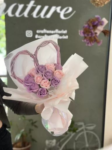 Poetic Symphony In Bloom (Soap Flower)