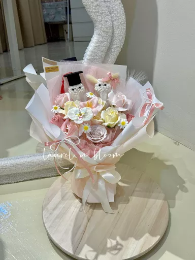 Sweet Graduate Bouquet 🎓 (Soap Flowers)