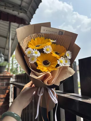 Sunflowers Soap Flower Bouquet 向日葵香皂花花束